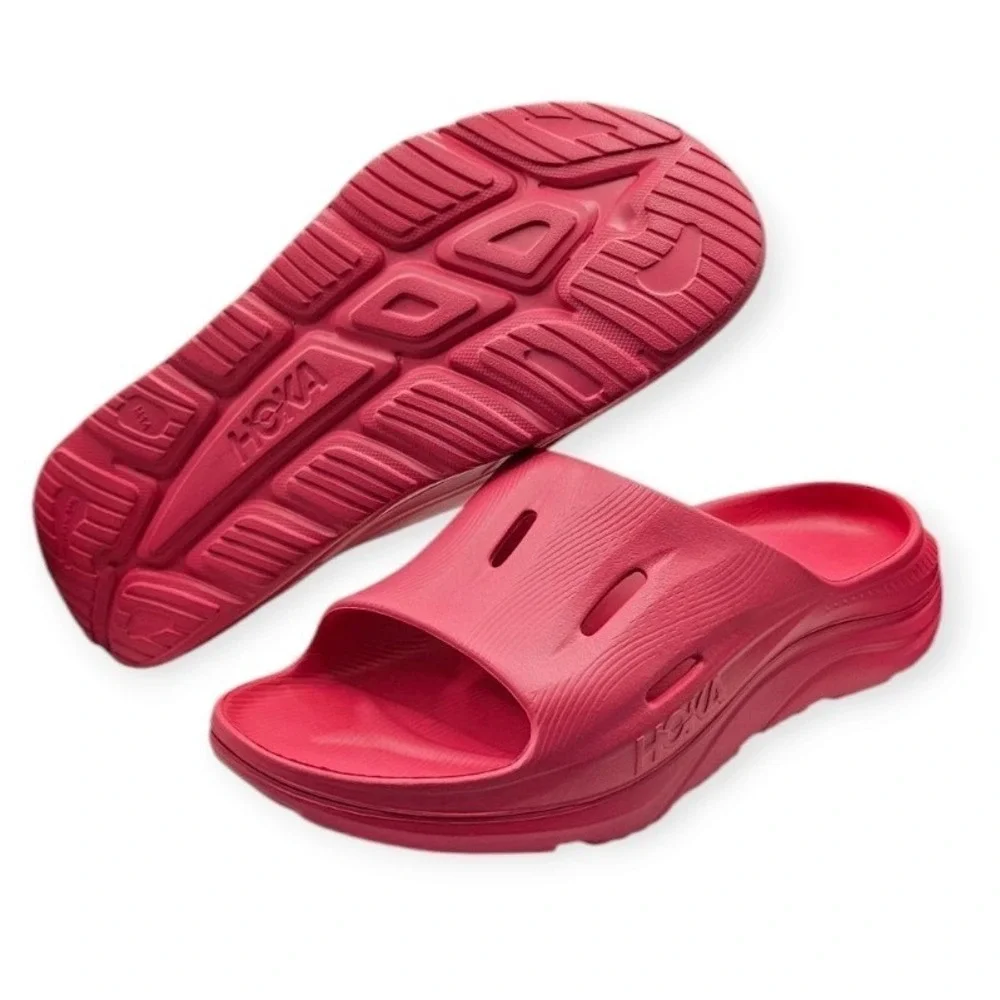 HOKA Slides Rasberry Pink Mens‎ Size 14 Ora 3 Recovery Sandals Comfort EVA New